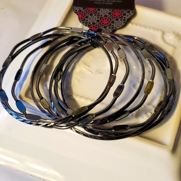 Paparazzi Gunmetal Bangle Bracelets New - Picture 1 of 6